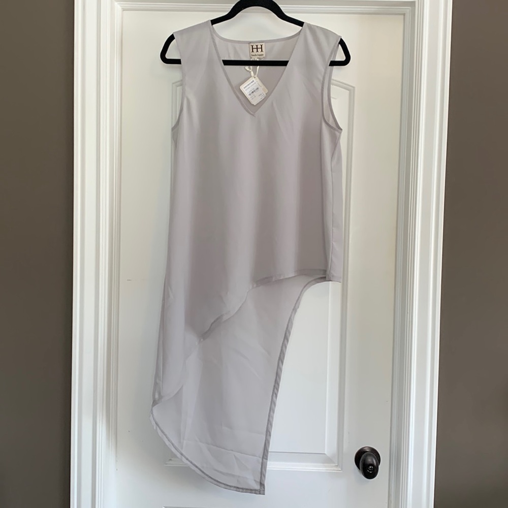NWT Haute Hippie Asymmetrical Tank